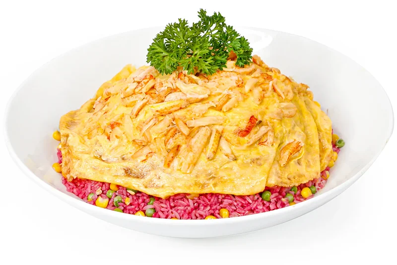 Cơm Chiên Cua Phủ Trứng