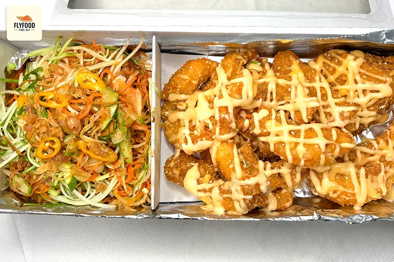Gỏi Cá Chiên Giòn Sốt Mè Cam - Ảnh 4