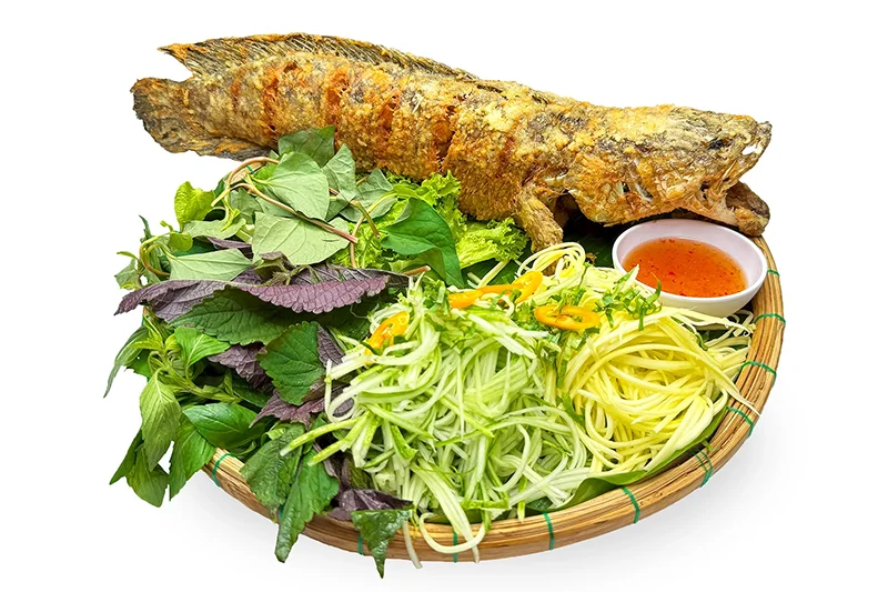 Cá Lóc Chiên Mắm Xoài