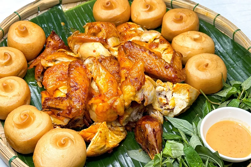 Gà Nướng Chao Đỏ - Ảnh 3