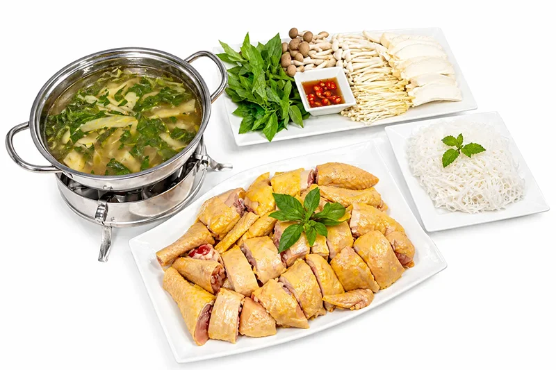Lẩu Gà Lá É